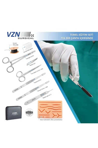 VZN VZN Sütürlü Cerrahi Eğitim Seti - Resim 2