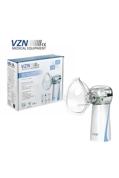 VZN VZN Taşınabilir Yeni Mesh Nebulizatör Şarjlı,kademe Ayarlanabilir 3 Kademeli(LT-N200) - 5