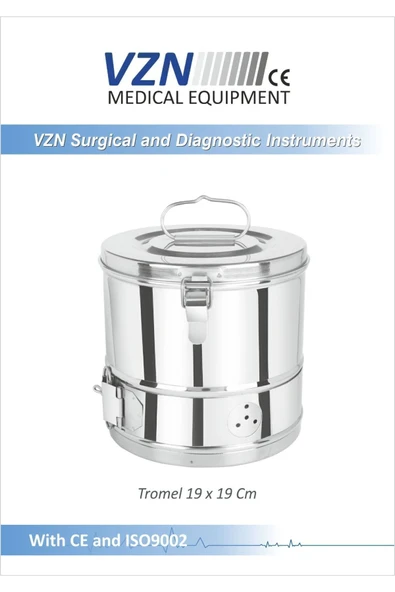 VZN VZN Tromel 19x19cm Paslanmaz Çelik ürün görseli