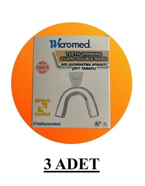 Wicromed Diş Gıcırdatma Aparatı Çift Taraflı 3 Adet