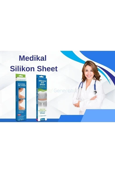 RE-GENERATION Silikon Sheet - Silikon Jel Tabaka -doğum Sonrası Izleri Giderir - Ameliyat Izleri 15x4,0x0,1 Cm - 5