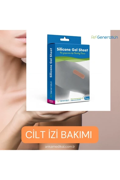 RE-GENERATION Silikon Sheet - Yara Bakımı, Yanık Izi, Ameliyat Izi, Akneizi Gidermeye Yardımcı - 9x2x0,1 Cm - 5