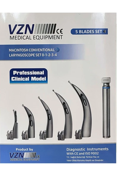 VZN VZN Macintosh Laringoskop Set 5 Blade - 2