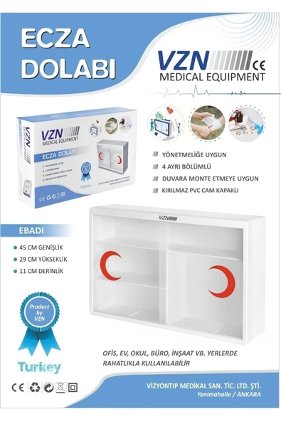 VZN Ecza Dolabı Plastik
