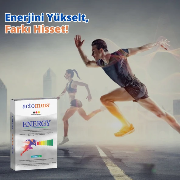 Actomins Energy Tribulus, Ginseng, L-arjinin İçeren Gıda Takviyesi 2' li Paket - 4