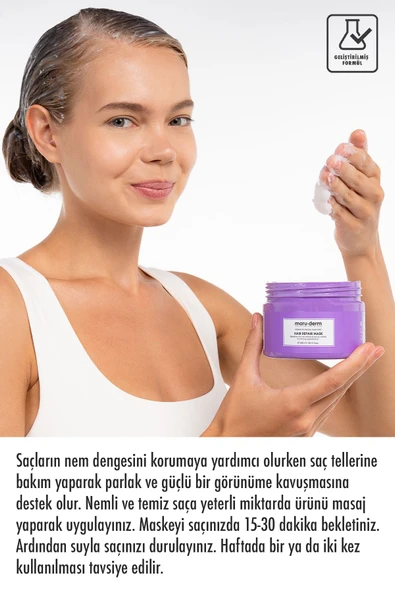 Saç Maskesi | Saç Onarıcı Saç Maskesii 300 ml | Yıpranmış Zayıf Saçlar | Vegan - 4