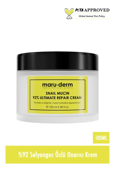 Snail Mucin 92% Ultimate Repair Cream 100 ML - Salyangoz Özlü Nemlendirici ve Besleyici Krem - 2