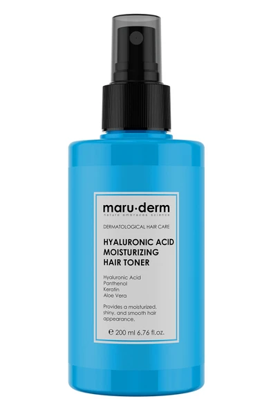 Maruderm Hyalüronik Asit Nemlendirici Saç Bakım Toniği 200 ML | Tüm Saç Tipleri | Vegan ürün görseli
