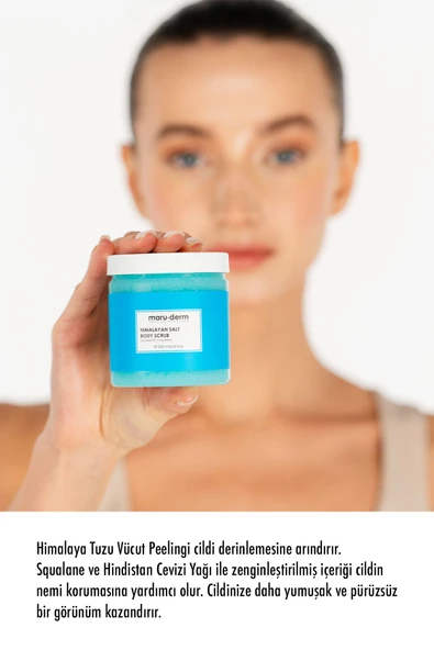 Body Scrub | Himalaya Tuzu Vücut Peelingi | Squalane + Hindistan Cevizi Yağı 250 ML - 4