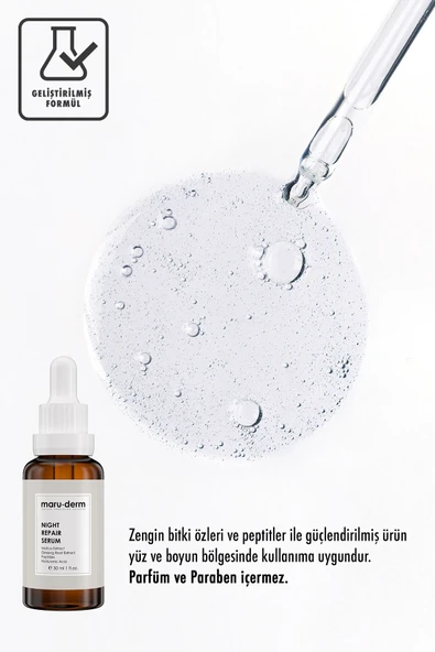 Maruderm Night Repair Gece Onarıcı Cilt Bakım Serumu 30 Ml - 3