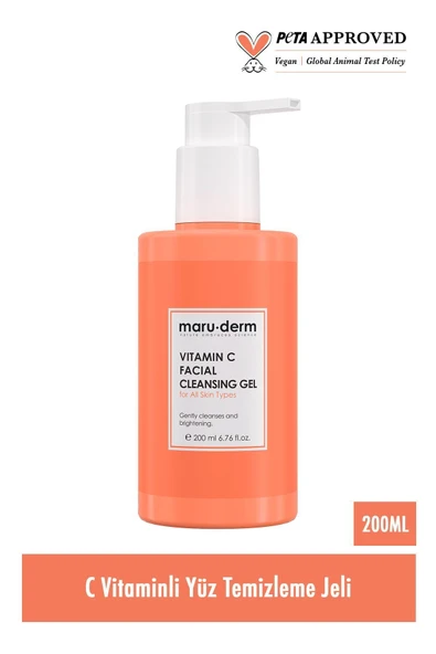 Maruderm C Vitamini Yüz Yıkama Jeli 200 ML - Tüm Cilt Tiplerine Uygun - 2