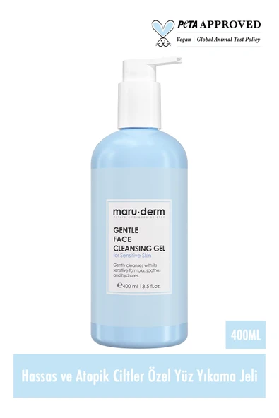 Maruderm Hassas Ve Atopik Ciltler Için Yüz Temizleme Jeli 400 ml - 2