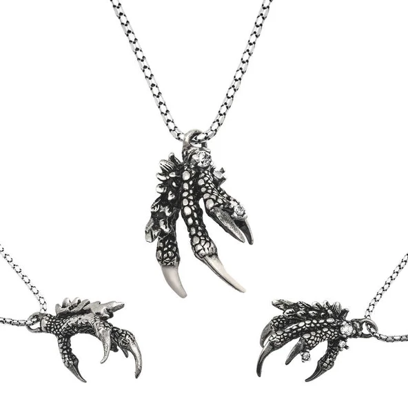 Gümüş Kartal Pençesi Erkek Kolye ürün görseli