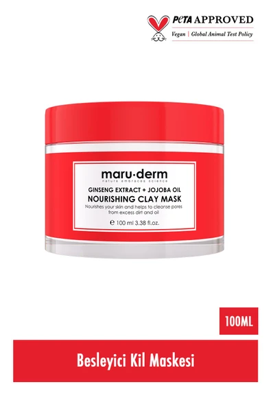 Kil Maskesi | Ginseng Özü + Jojoba Yağı Besleyici Kil Maskesi 100 ML | Tüm Cilt Tipleri | Vegan - 2