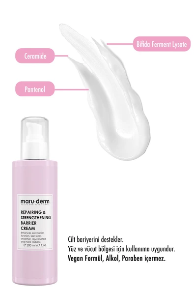 Maruderm Bariyer Onarıcı & Güçlendirici Ceramide Cilt Bakım Kremi 200 Ml - 3