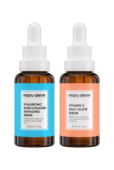 Maruderm 2li Serum Seti - C Vitamini Serumu & Ha Kolajen Serumu Mrd103 ürün görseli