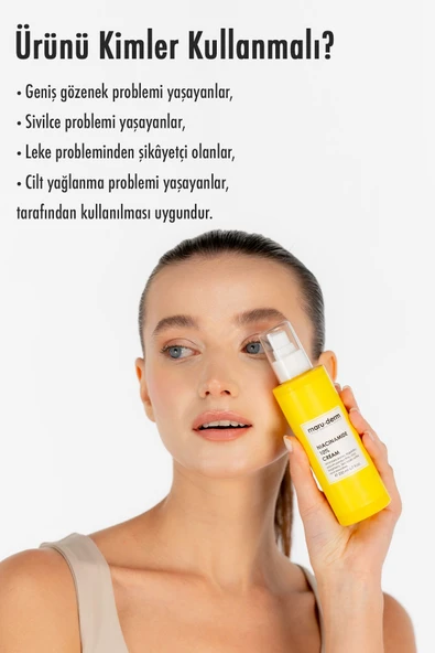 Maruderm Niacinamide %10 Leke Karşıtı Ve Gözenek Sıkılaştırıcı Krem 200 ml - 4