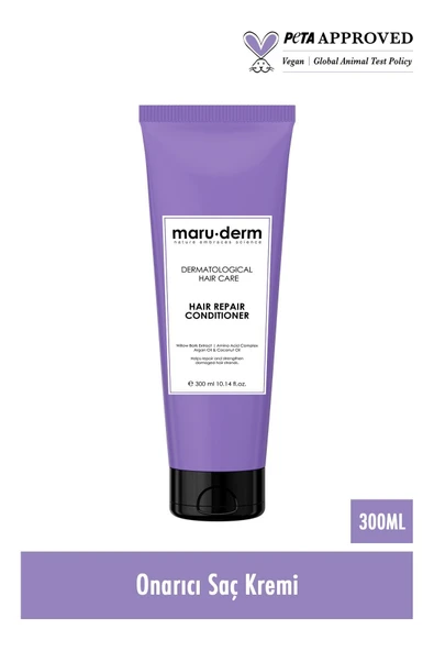 Saç Kremi | Saç Onarıcı Saç Kremi 300 ml | Yıpranmış Zayıf Saçlar | Vegann - 2