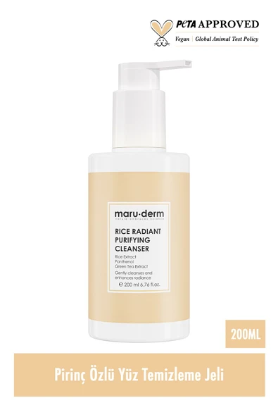 Maruderm Pirinç Özlü Aydınlatıcı Yüz Temizleme Jeli 200 ML - 2
