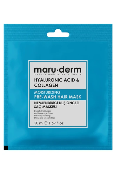 Duş Öncesi Saç Maskesi - Hyalüronik Asit & Kolajen Nemlendirici Duş Öncesi Saç Maskesi 50 ml - 1