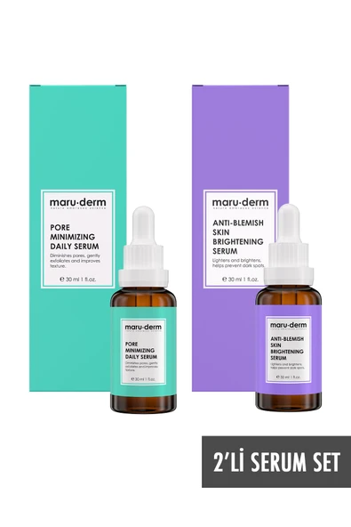 Maruderm 2li Serum Seti - Leke Serumu & Bha Gözenek Serumu Mrd104 - Resim 2