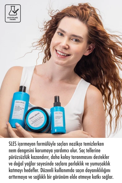 Maruderm SLES-Free Hyalüronik Asit Nemlendirici Şampuan 400 ML | Sülfatsız,Tuzsuz,Vegan Şampuan - Resim 4