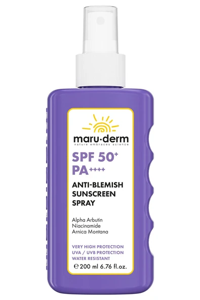 Vücut Güneş Spreyi | SPF 50+ Leke Karşıtı Sprey Güneş Kremi 200 ML ürün görseli