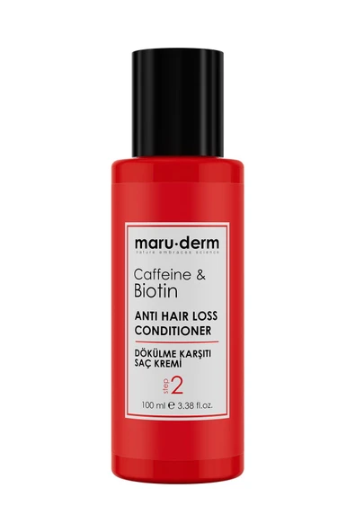 Seyahat Boy - Maruderm Saç Dökülme Karşıtı Saç Kremi 100 ml | Tüm Saç Tipleri | Vegan