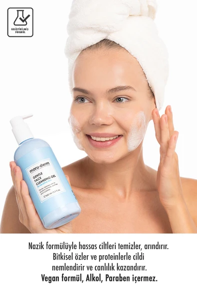 Maruderm Hassas Ve Atopik Ciltler Için Yüz Temizleme Jeli 400 ml - 3