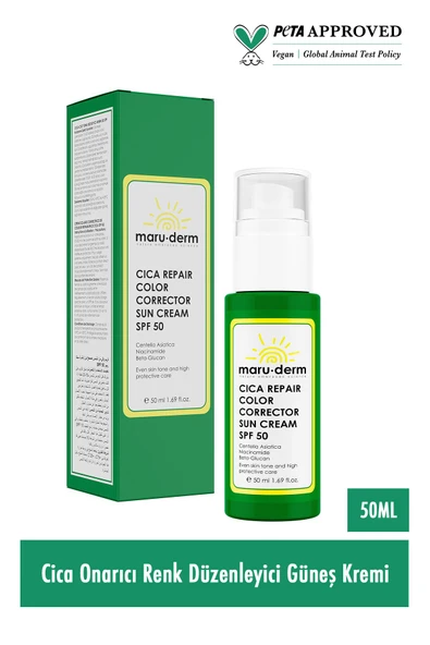 Güneş Kremi | SPF 50+ Cica Cilt Tonu Eşitleyici Güneş Kremi 50 ML - 2