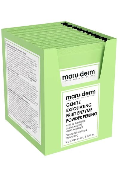 AHA Meyve Enzim Hassas Toz Peeling 60 GR (Azelaic Acid 0,8% + Lactic Acid 1% + Malic Acid 0.5%)