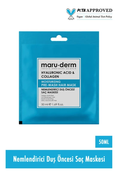 Duş Öncesi Saç Maskesi - Hyalüronik Asit & Kolajen Nemlendirici Duş Öncesi Saç Maskesi 50 ml - 2