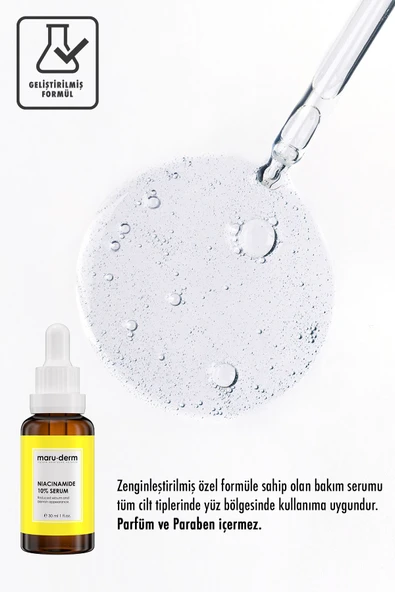 Niacinamide %10 + Hyalüronik Asit + Panthenol Cilt Bakım Serumu 30 Ml - 3