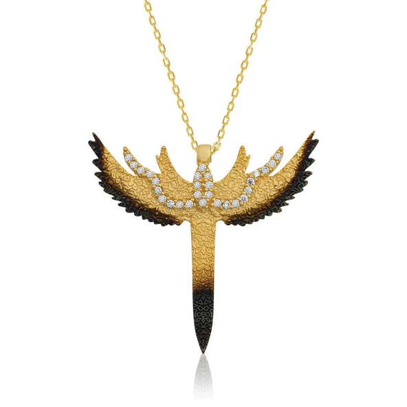 Gümüş Kılıç Bayan Kolye ürün görseli