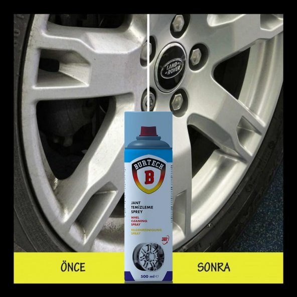 Burtech Jant Temizleme Sprey 500 Ml Asit İçermez - 2