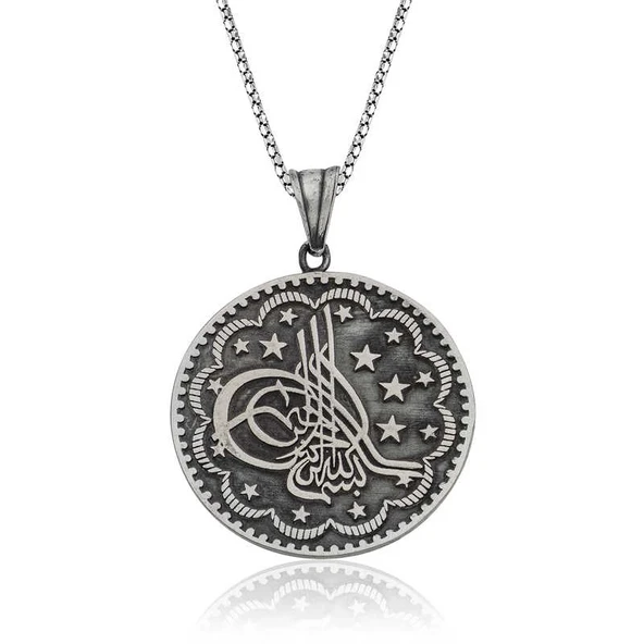 Gümüş Tuğra Kolye ürün görseli