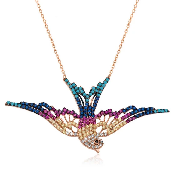 Gümüş Kırlangıç Bayan Kolye ürün görseli