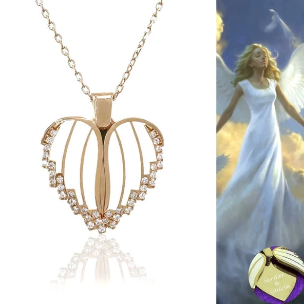 Gümüş Rose Kalpli İsimli Bayan Kolye - Resim 4