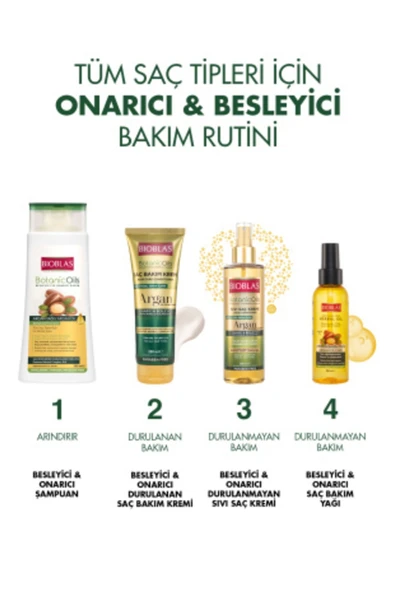 Bioblas Argan Yağlı Saç Kremi 250 ml - Resim 6