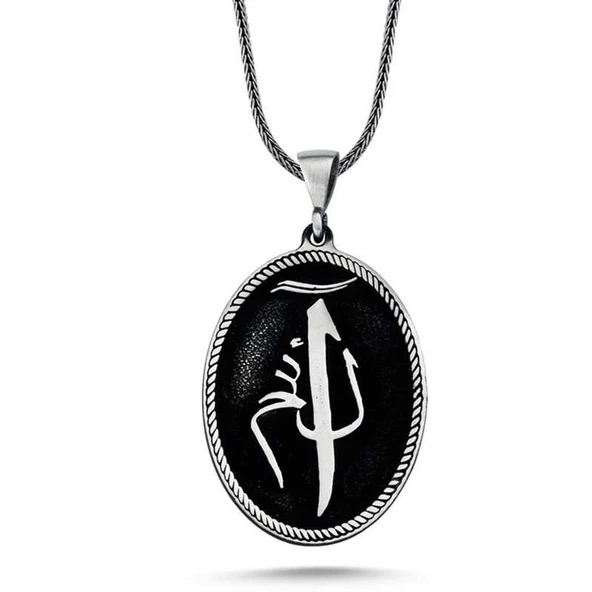 ​Gümüş Elif Lam Mim Kolye ürün görseli