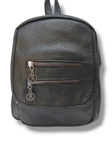 Cakgo 360-25 Yıkama Deri Kadın Sırt Çanta - 7