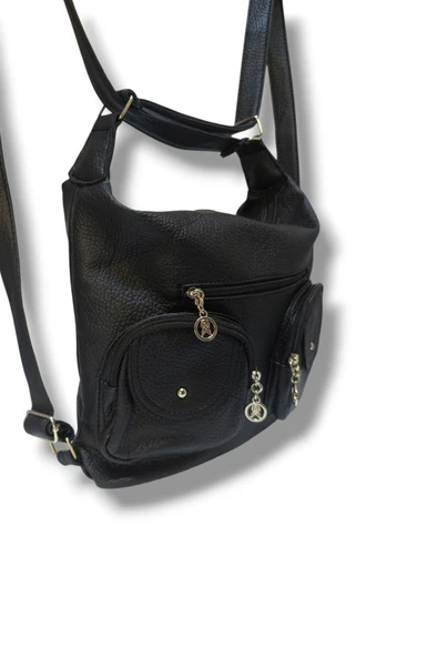 Cakgo 345-25 Yıkama Deri Büyük Omuz Askılı Kadın Çanta - 2