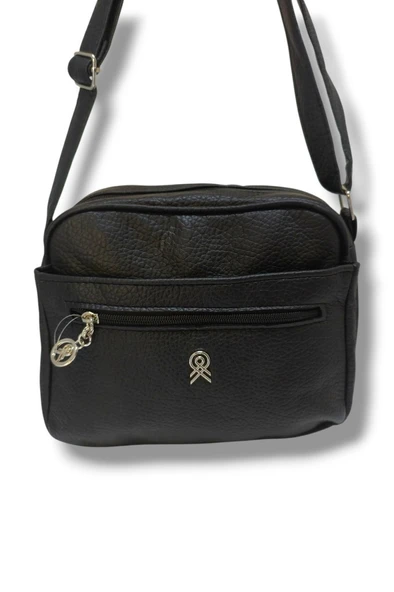 Cakgo 395-25 Yıkama Deri 4 Bölmeli Omuz Askılı Kadın Çanta