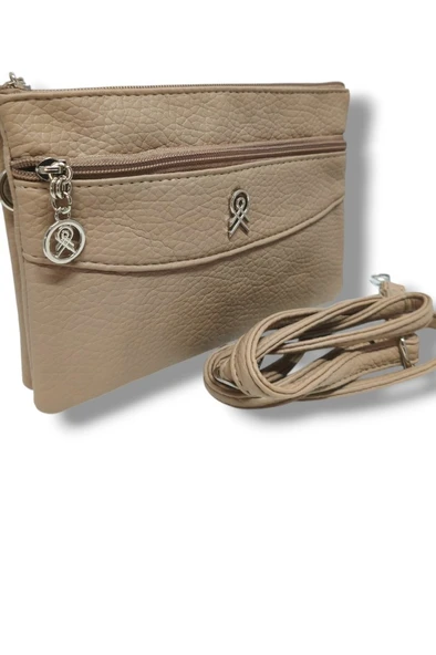 Cakgo 330-25 Yıkama Deri 4 Bölmeli Küçük Çapraz Kadın Çanta - 2