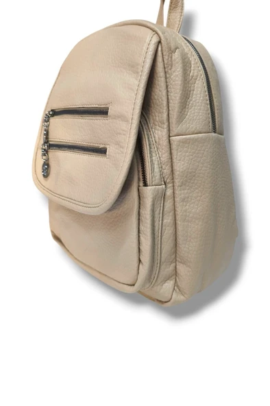 Cakgo 360-25 Yıkama Deri Kadın Sırt Çanta - 2