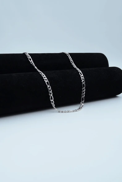 Figaro Zincir Kolye - Silver Renk - Resim 2