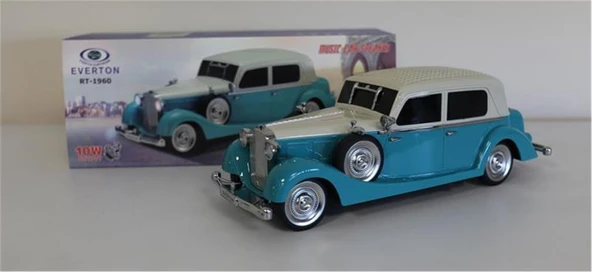 EVERTON RT-1960 Mavi Arabalı  Bluetooth Fm-Usb-Tf-Aux Şarjlı Nostaljik Radyo ürün görseli
