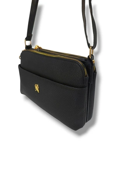 Cakgo 375-25 Baskı Deri Omuz Askılı Kadın Çanta - 5