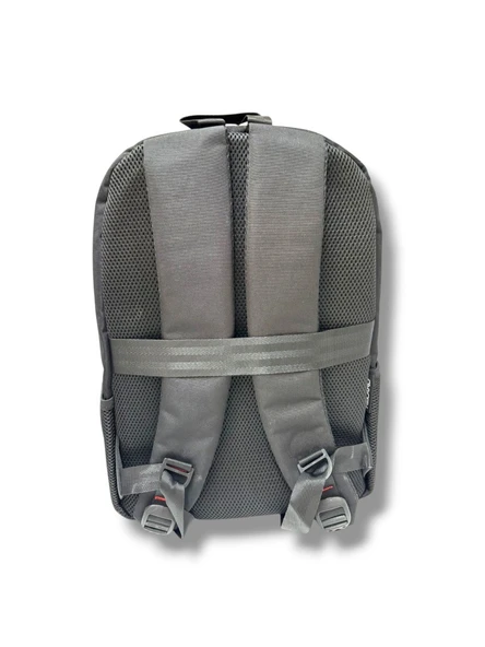 Recaro 908-25 Kırmızı Çizgi Detaylı Laptop Bölmeli Sırt Çantası - 3