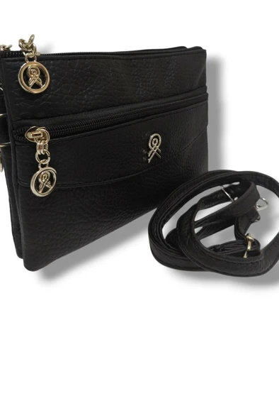 Cakgo 330-25 Yıkama Deri 4 Bölmeli Küçük Çapraz Kadın Çanta - 8